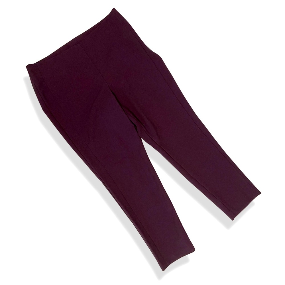 Eggplant Cigarette Pants